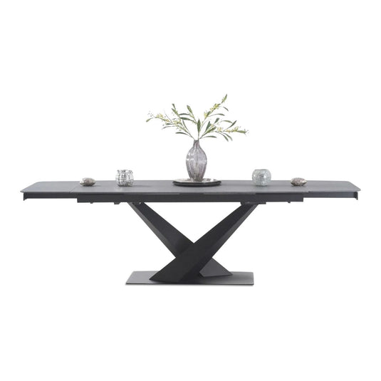 Extending Jacob 180cm Grey Stone Dining Table