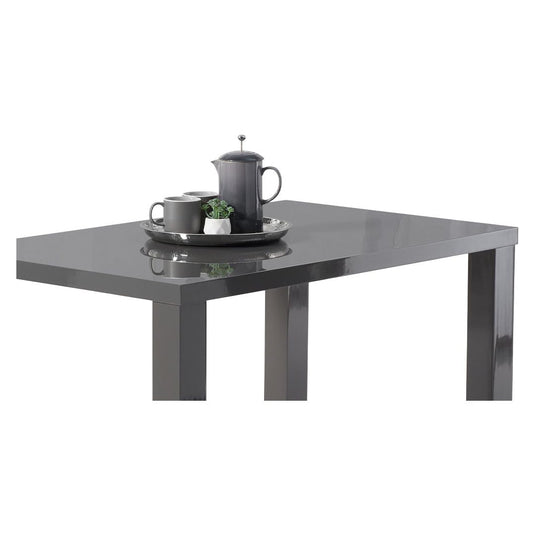 Vancouver 120cm Dark Grey High Gloss Dining Table