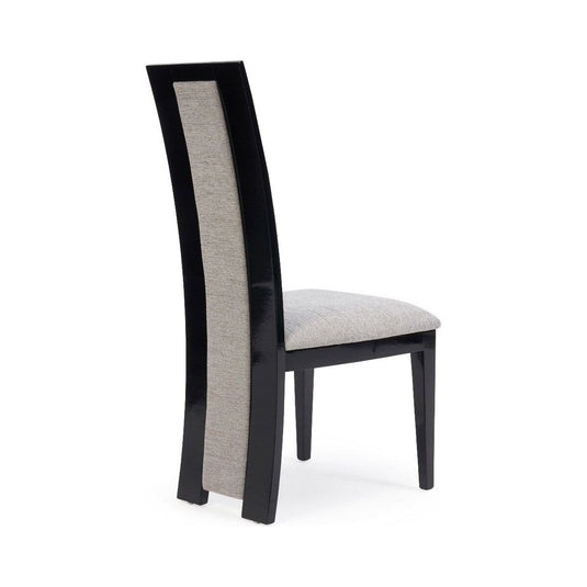 Raphael Black Solid Wood Dining Chairs Dining Chairs Raphael