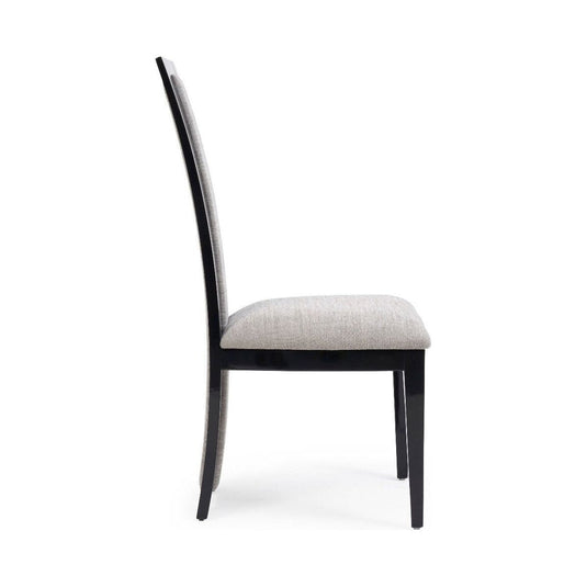 Raphael Black Solid Wood Dining Chairs Dining Chairs Raphael
