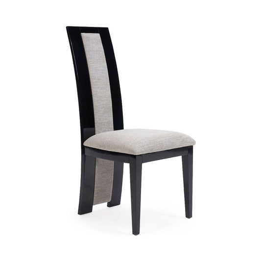 Raphael Black Solid Wood Dining Chairs Dining Chairs Raphael