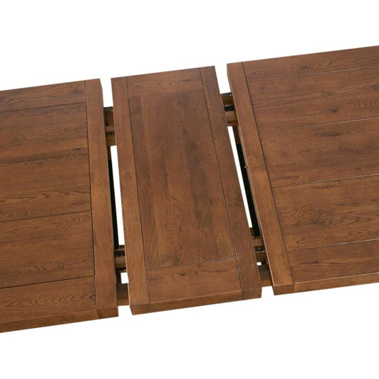 Extending Burnham 200cm Dark Oak Dining Table