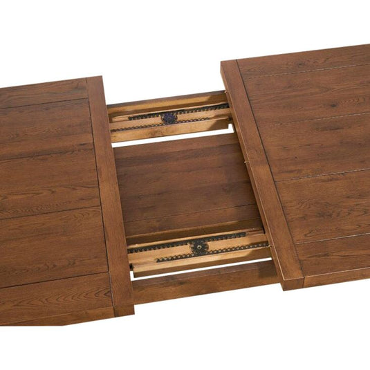 Extending Burnham 200cm Dark Oak Dining Table