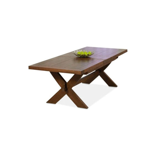 Extending Burnham 200cm Dark Oak Dining Table