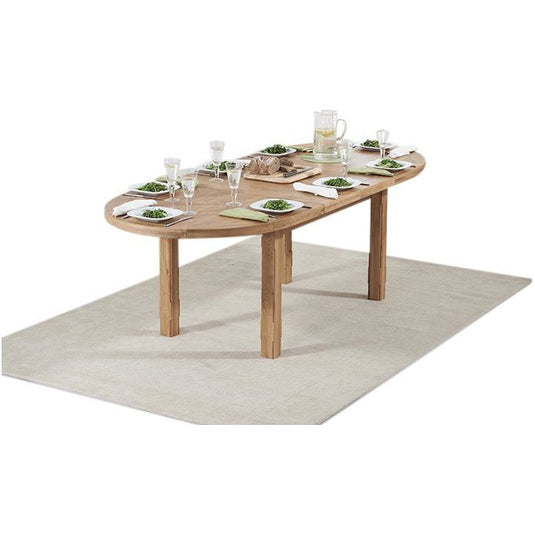 Extending Chelsea Oak Oval Dining Table Table Chelsea