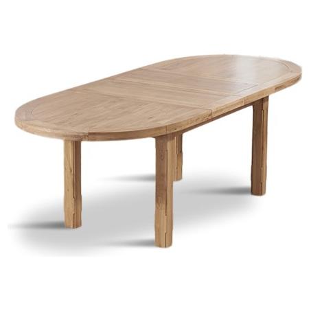 Extending Chelsea Oak Oval Dining Table Table Chelsea