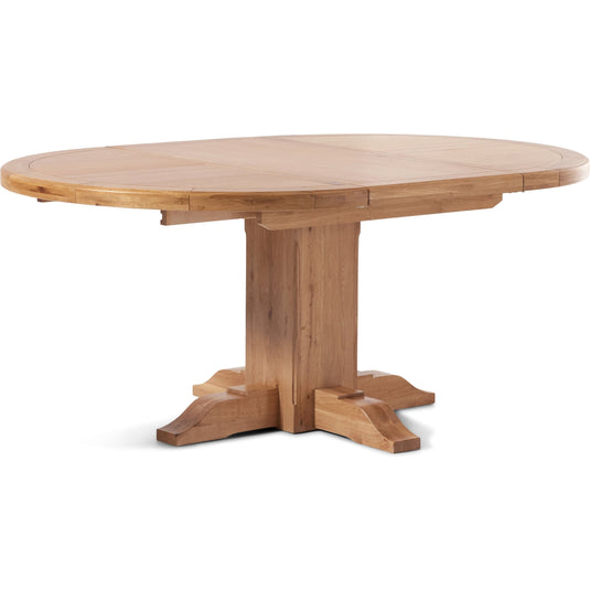 Extending Helmsley Oak Pedestal Dining Table Dining Tables Helmsley