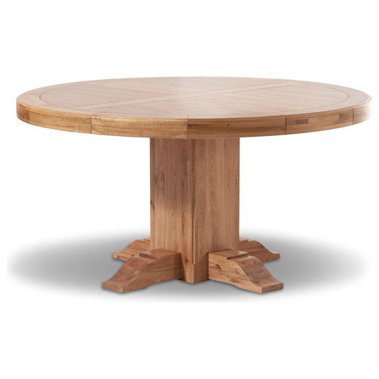 Torino 150cm Oak Round Dining Table Table Torino