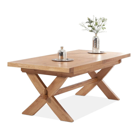 Extending Burnham 200cm Oak Dining Table