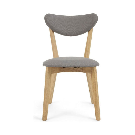 Sacha Grey and Oak Dining Chairs Dining Chairs Sacha