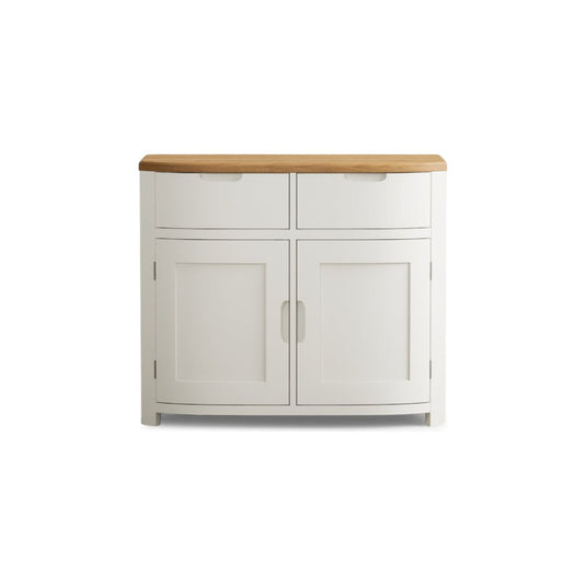 Brahms Oak and Signal White Painted Small Sideboard