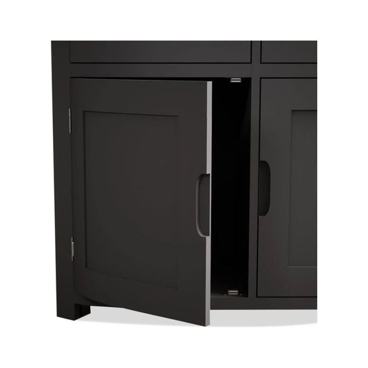 Brahms Oak and Charcoal Painted Small Sideboard