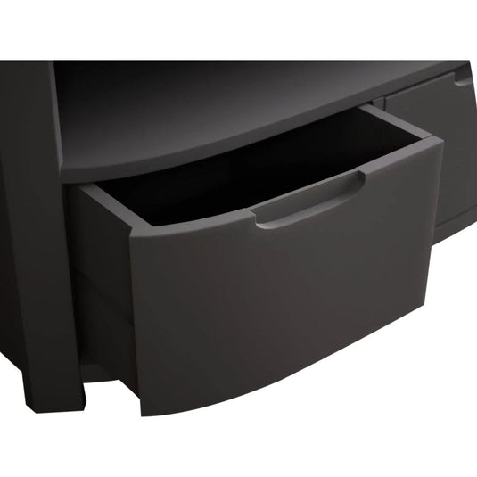 Brahms Oak and Charcoal Painted Small TV Unit