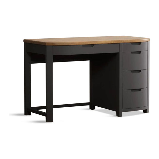 Brahms Oak and Charcoal Painted Computer Desk