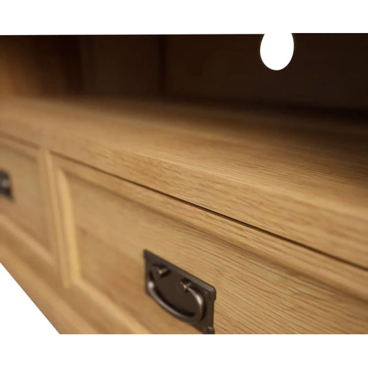 Ashton Solid Oak Corner TV Cabinet