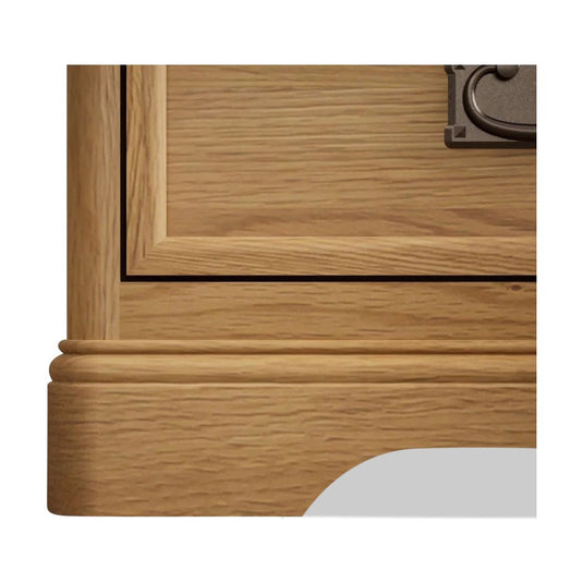 Ashton Solid Oak Corner TV Cabinet