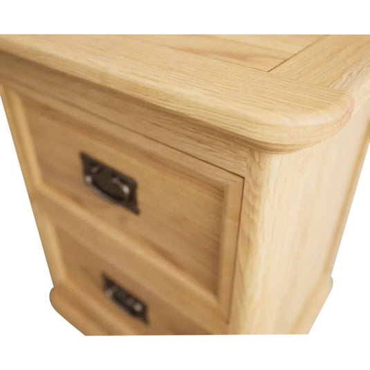 Ashton Solid Oak 2 Drawer Bedside Chest