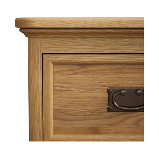 Ashton Solid Oak 2 Drawer Bedside Chest