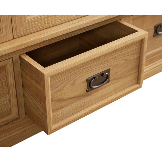 Ashton Solid Oak Triple Wardrobe