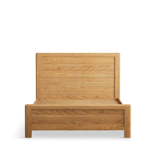 Matlock Curved Solid Oak Double Bed
