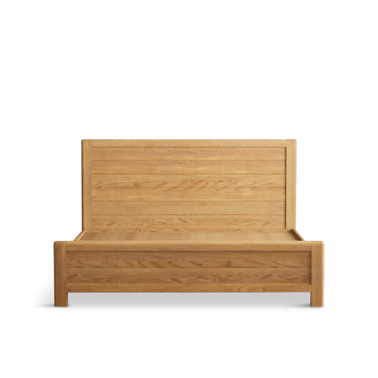 Matlock Curved Solid Oak Super King Size Bed