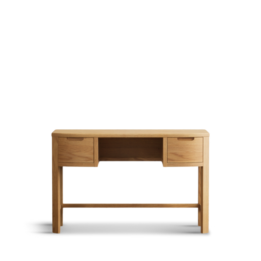 Matlock Curved Solid Oak Dressing Table