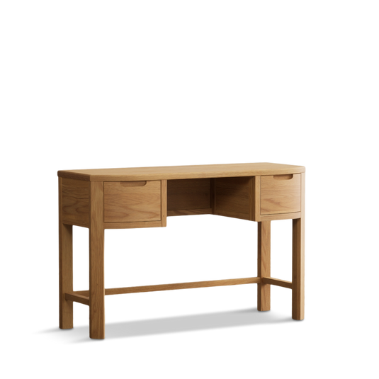 Matlock Curved Solid Oak Dressing Table