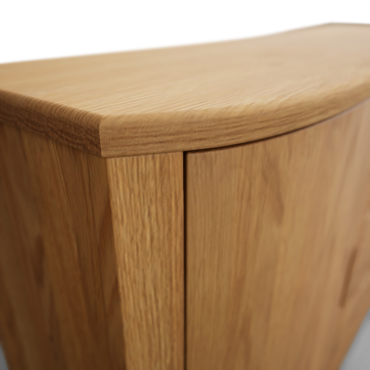 Matlock Curved Solid Oak Large Sideboard