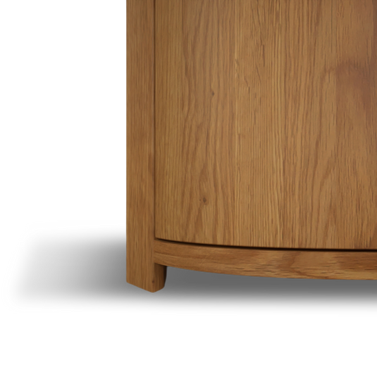 Matlock Curved Solid Oak Large Sideboard