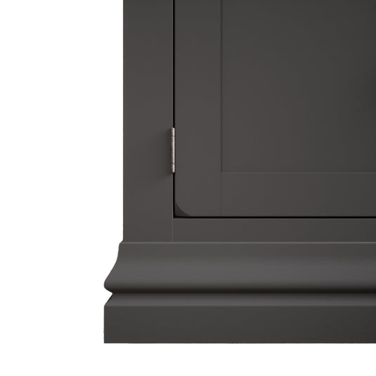 Bennett Oak and Charcoal Painted Small Bookcase