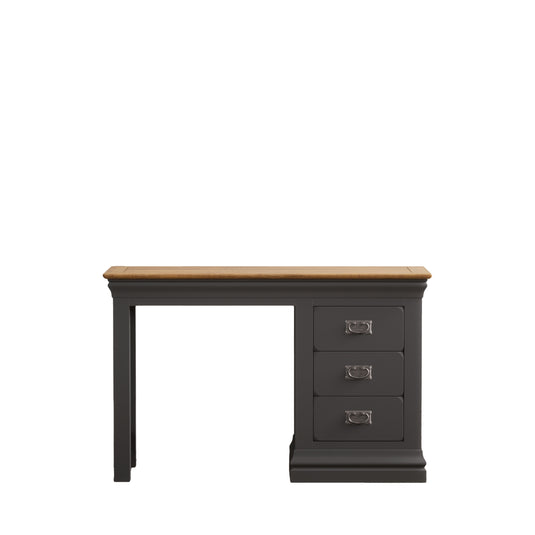 Bennett Oak and Charcoal Painted Dressing Table