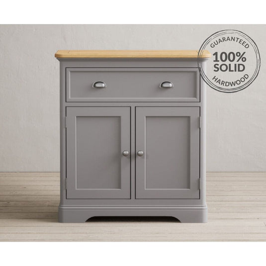 Bridstow Oak and Light Grey Painted Hallway Sideboard Sideboards Bridstow