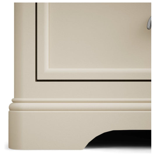 Bridstow Oak and Cream Painted Double Wardrobe Storage Bridstow