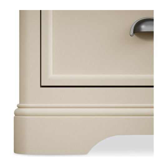 Bridstow Oak and Cream Painted Triple Wardrobe Storage Bridstow