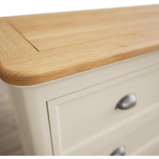 Bridstow Oak and Cream Painted 2 Over 3 Chest of drawers Storage Bridstow