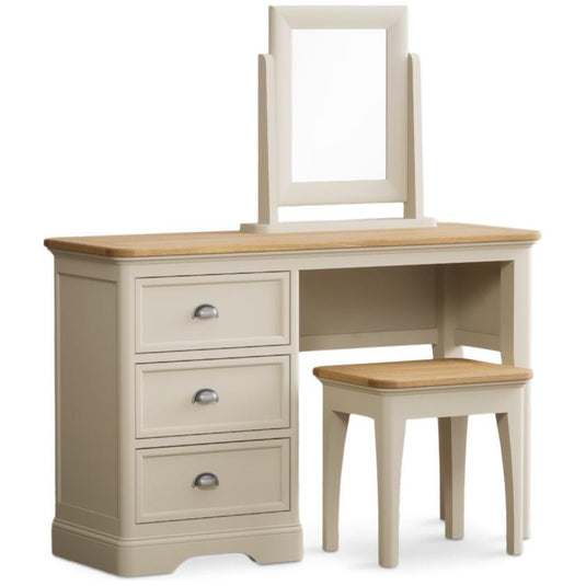 Bridstow Oak and Cream Painted Dressing Table Set Storage Bridstow