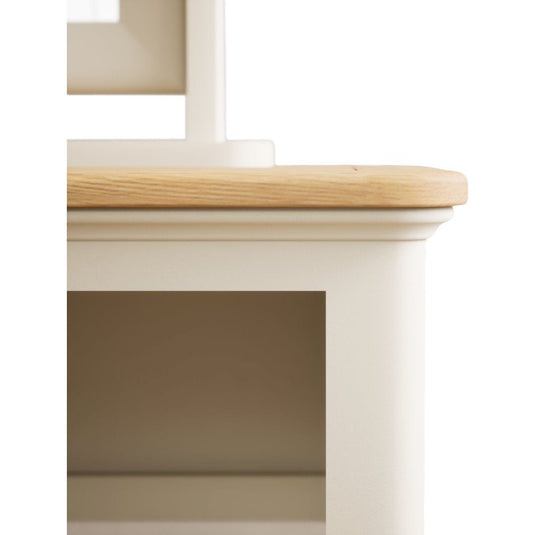Bridstow Oak and Cream Painted Dressing Table Set Storage Bridstow