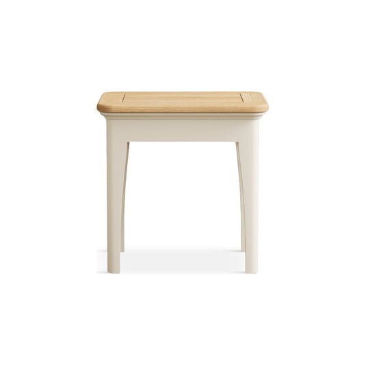 Bridstow Oak and Cream Painted Dressing table Stool Stool Bridstow