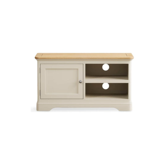 Bridstow Oak and Cream Painted Small TV Cabinet Occasionals Bridstow