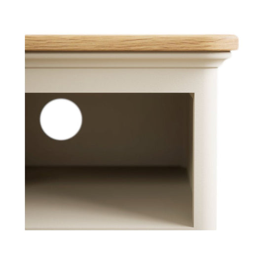 Bridstow Oak and Cream Painted Small TV Cabinet Occasionals Bridstow