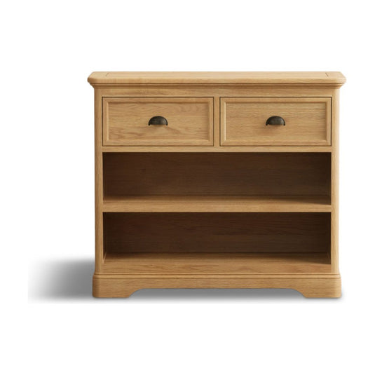 Ashton Solid Oak Storage Console Table