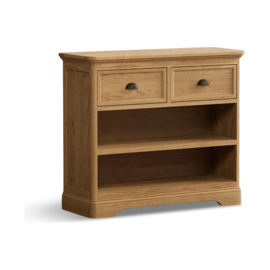 Ashton Solid Oak Storage Console Table