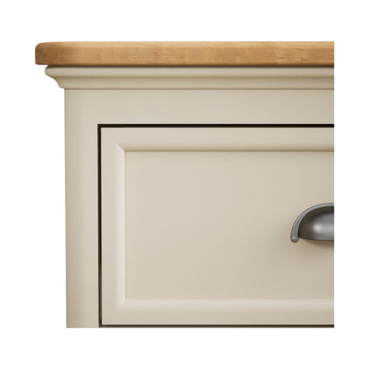 Bridstow Oak and Cream Painted Storage Console Table Occasionals Bridstow