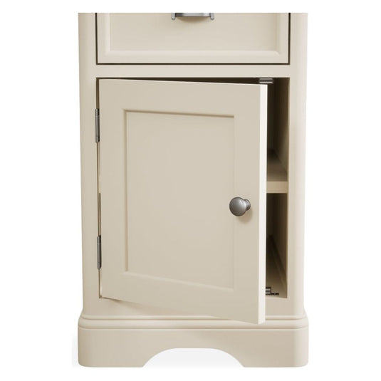 Bridstow Oak and Cream Painted Computer Desk Storage Bridstow