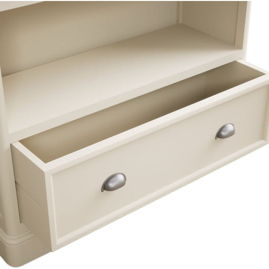 Bridstow Oak and Cream Painted Tall Bookcase Storage Bridstow