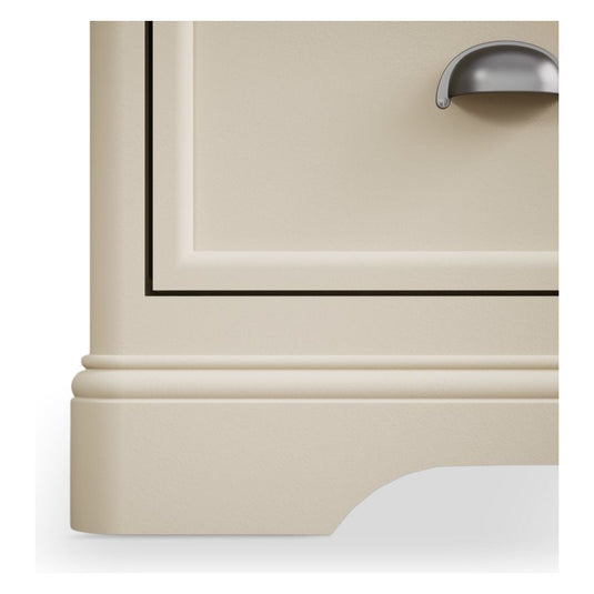 Bridstow Oak and Cream Painted Glazed Display Cabinet Storage Bridstow