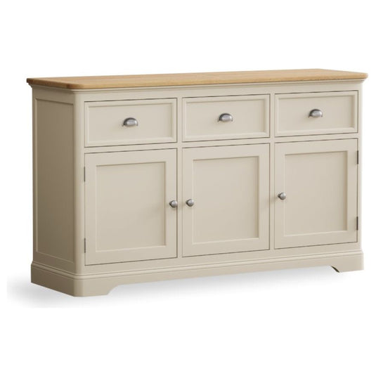 Bridstow Oak and Cream Painted Large Sideboard Sideboards Bridstow