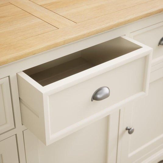 Bridstow Oak and Cream Painted Large Sideboard Sideboards Bridstow
