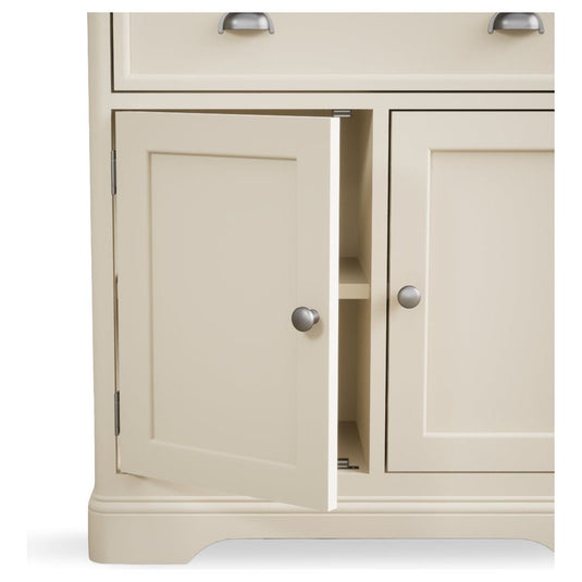 Bridstow Oak and Cream Painted Hallway Sideboard Sideboards Bridstow