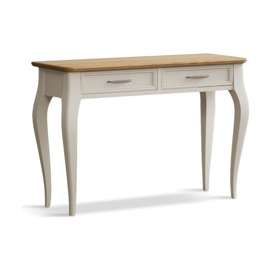 Chateau Oak and Soft White Painted Dressing Table Dressing Tables Chateau